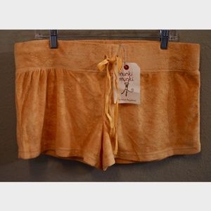 NWT Womens Orange Munki Munki Shorts